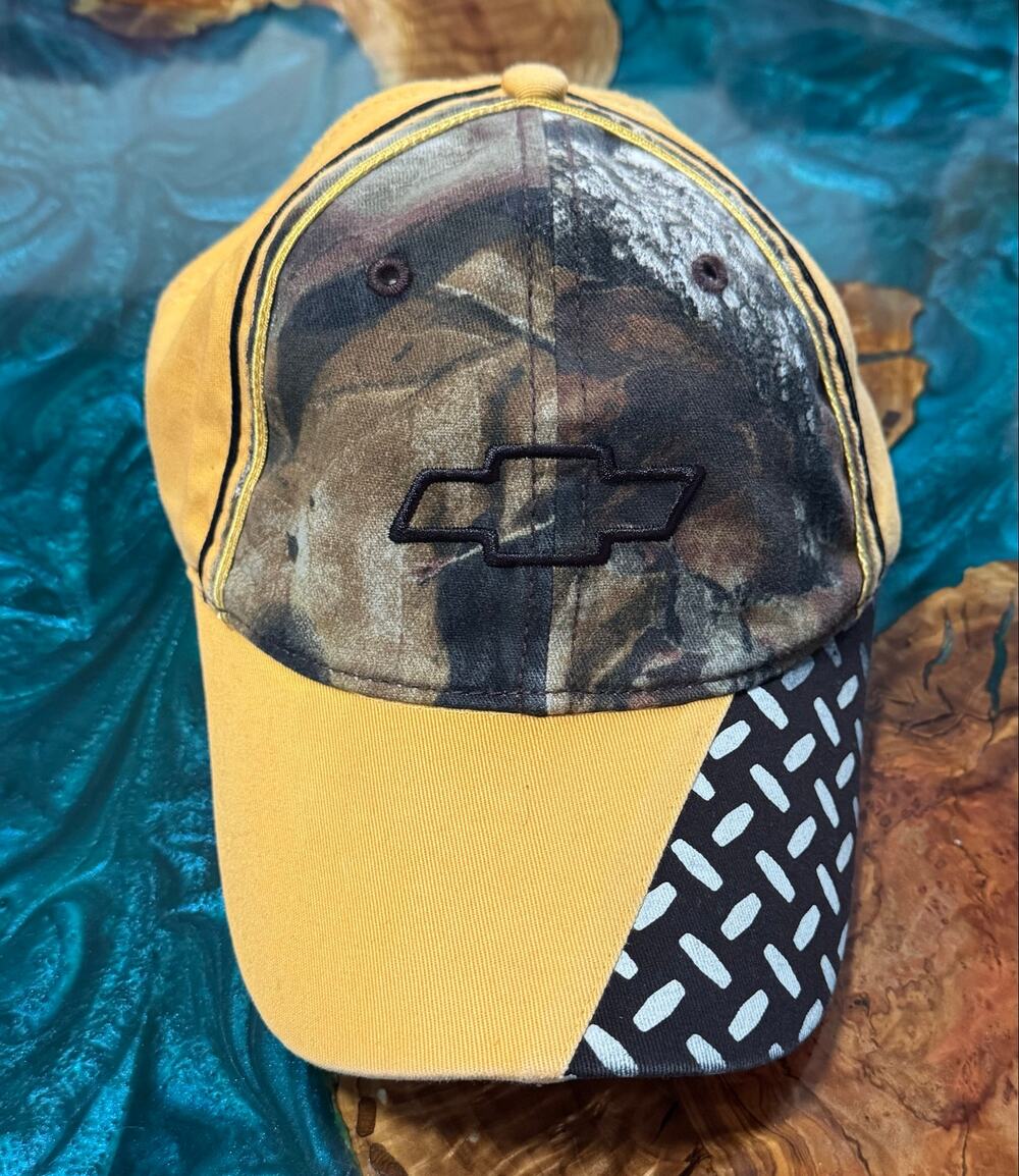 Chevy Rock Solid Paramount Outdoors Yellow Camo Adjustable Strapback Hat